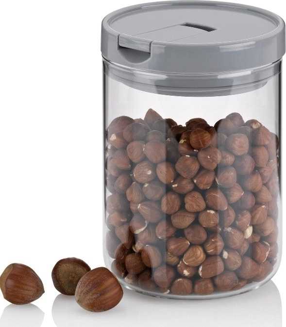 Kela Dóza ARIK skleněná bílá 0,6 l 