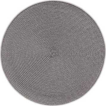 Kela Prostírání KIMYA PP-plastik sv.šedá H 0,2cm / Ř 38cm 