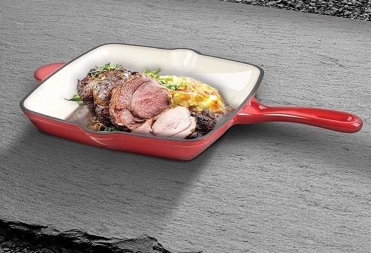 Berlingerhaus Pánev grilovací litinová se smaltovaným povrchem 26 cm Strong Mold Seria