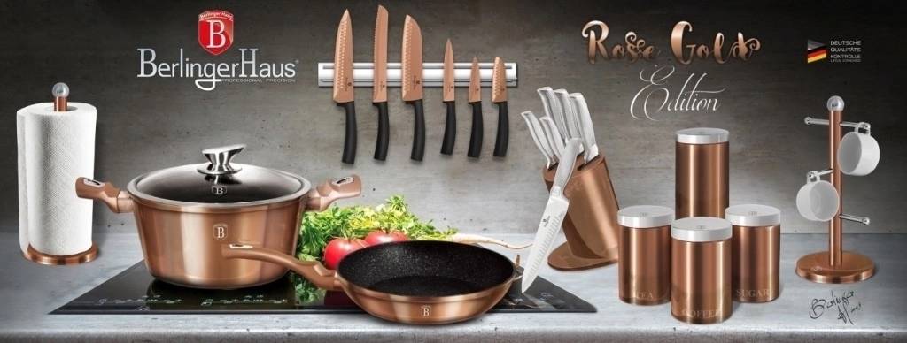 Berlingerhaus Dóza na těstoviny Rosegold Metallic Line 