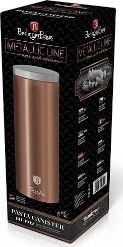 Berlingerhaus Dóza na těstoviny Rosegold Metallic Line 