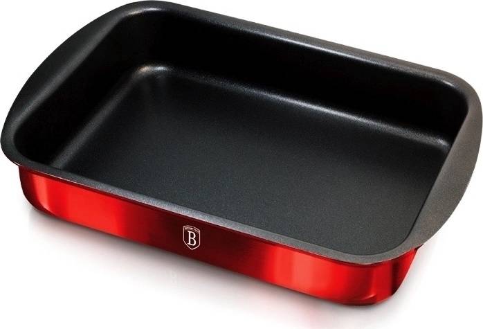 Berlingerhaus Pečící plech s titanovým povrchem Burgundy Metallic Line 40x28,5cm 