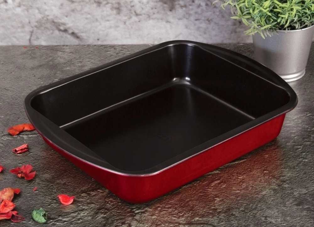 Berlingerhaus Pečící plech s titanovým povrchem Burgundy Metallic Line 40x28,5cm 