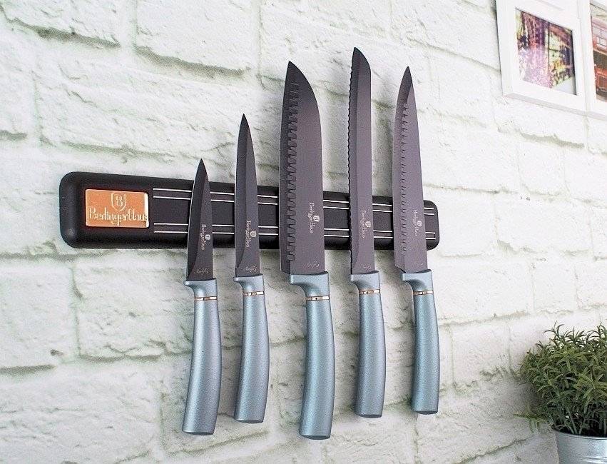 Berlingerhaus Sada nožů s magnetickým držákem 6 ks Moonlight Edition 