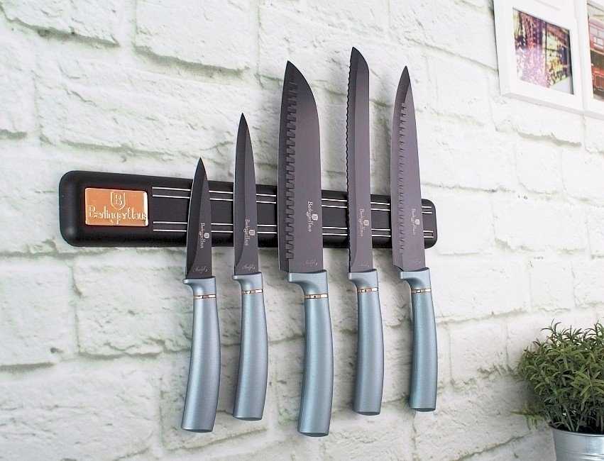 Berlingerhaus Sada nožů s magnetickým držákem 6 ks Moonlight Edition 