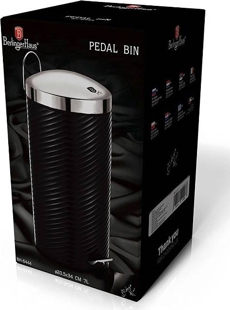 Berlingerhaus Koš odpadkový nerez 7 l Royal Black Collection 