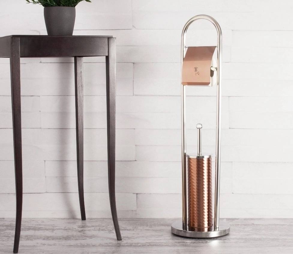 Berlingerhaus WC sada nerez Rosegold Metallic Line 80 cm 