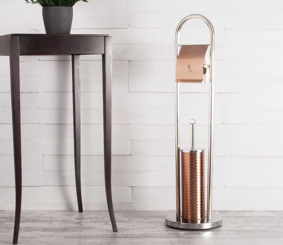 Berlingerhaus WC sada nerez Rosegold Metallic Line 80 cm 