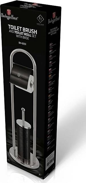 Berlingerhaus WC sada nerez Royal Black Collection 80 cm 