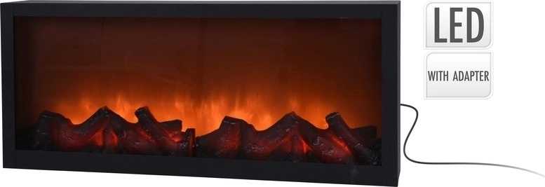 Homestyling Elektrický krb s LED plameny 57x25cm