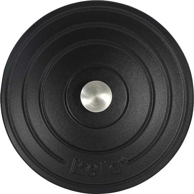 Kela Pekáč litinový s poklicí CALIDO 24 cm černá 