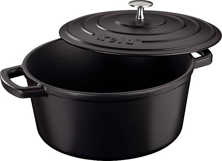 Kela Pekáč litinový s poklicí CALIDO 26 cm černá 