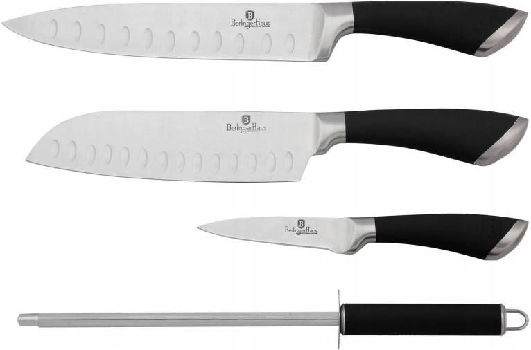 Berlingerhaus Sada nožů 4 ks Velvet nerez / černá 