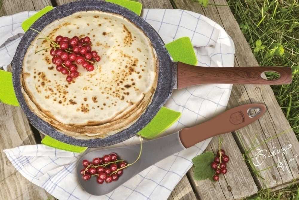 Berlingerhaus Pánev na palačinky s mramorovým povrchem 25 cm Forest Line 