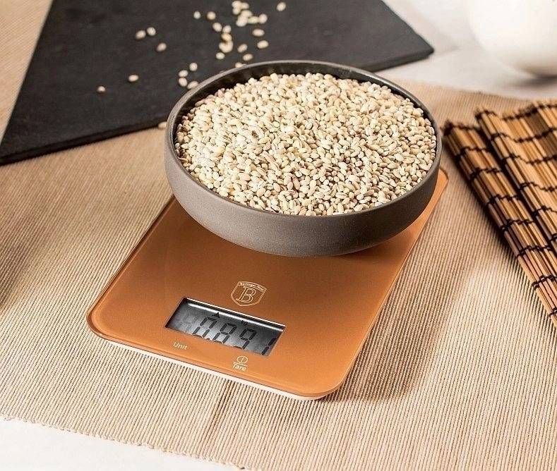 Berlingerhaus Váha kuchyňská digitální 5 kg Rosegold Metallic Line 