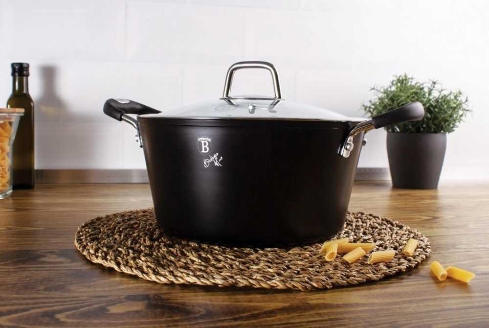 Berlingerhaus Sada nádobí s nepřilnavým povrchem 15 ks Black Professional Line 