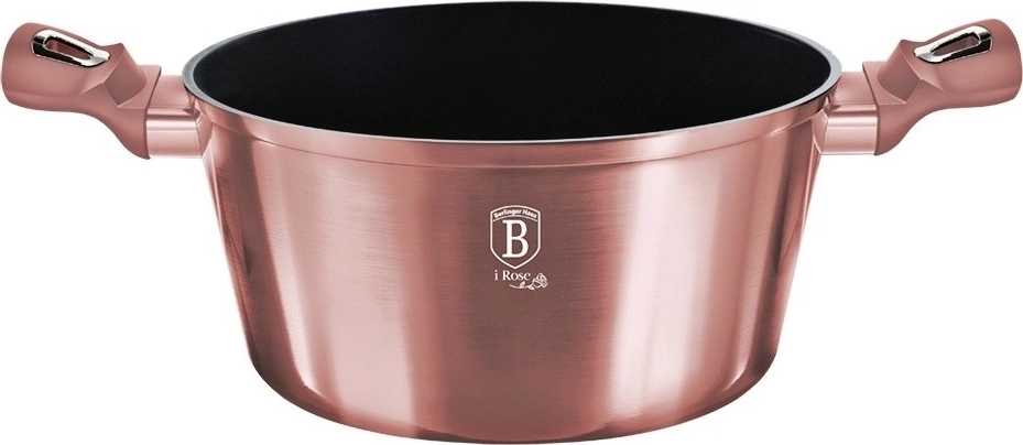 Berlingerhaus Kastrol s poklicí s titanovým povrchem 24 cm I-Rose Edition 