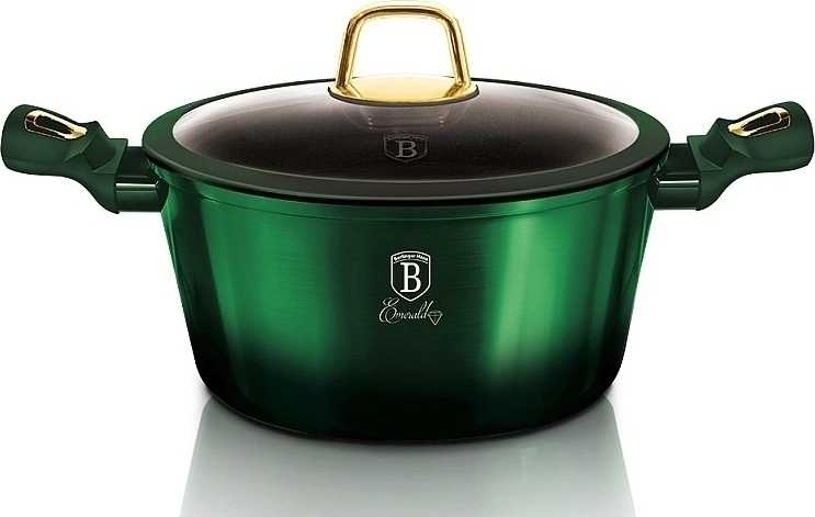 Berlingerhaus Sada nádobí s titanovým povrchem 12+2 ks Emerald Collection