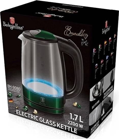 Berlingerhaus Rychlovarná konvice 1,7 l 2200 W Emerald Collection 