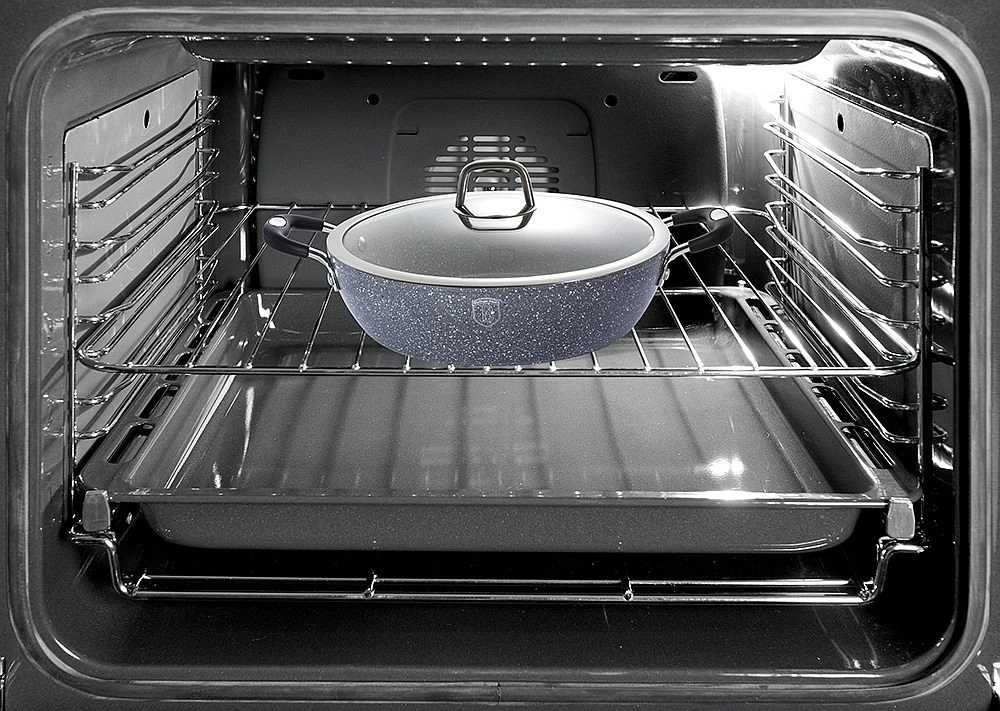 Berlingerhaus Pekáč kulatý s mramorovým povrchem s poklicí 28 cm Gray Stone Touch Line