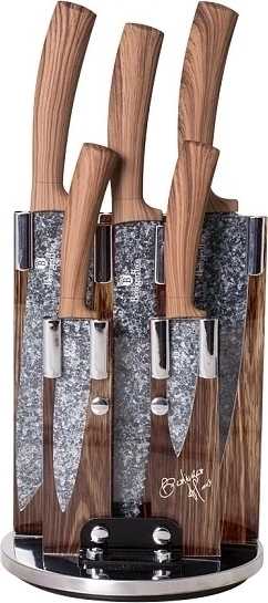 Berlingerhaus Sada nožů ve stojanu nerez 6 ks Forest Line 