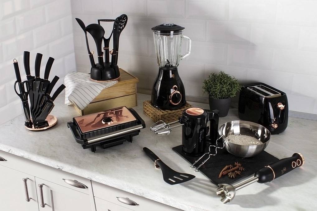 Berlingerhaus Mixér tyčový s příslušenstvím 500 W Black Rose Collection