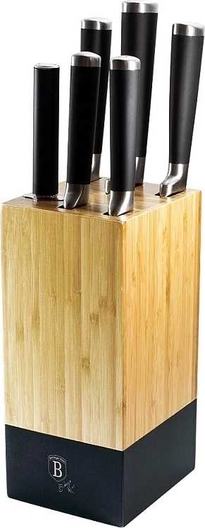 Berlingerhaus Sada nožů ve stojanu 7 ks Royal Black Collection