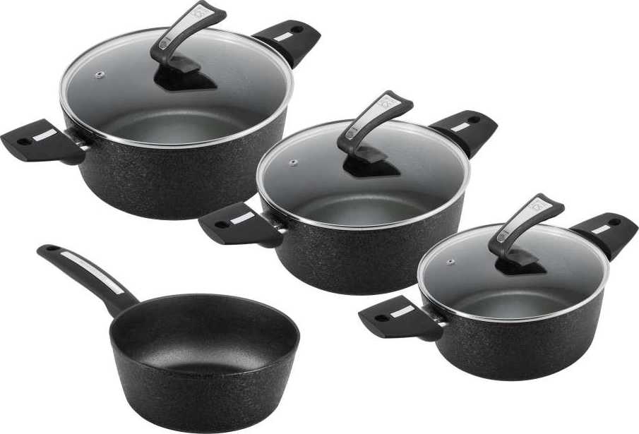 Cs solingen Sada nádobí s nepřilnavým povrchem MUNSTER 7 ks 