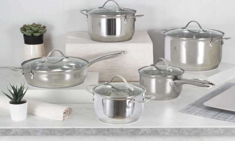 Berlingerhaus Sada nádobí nerez 12 ks Silver Jewellery Collection 