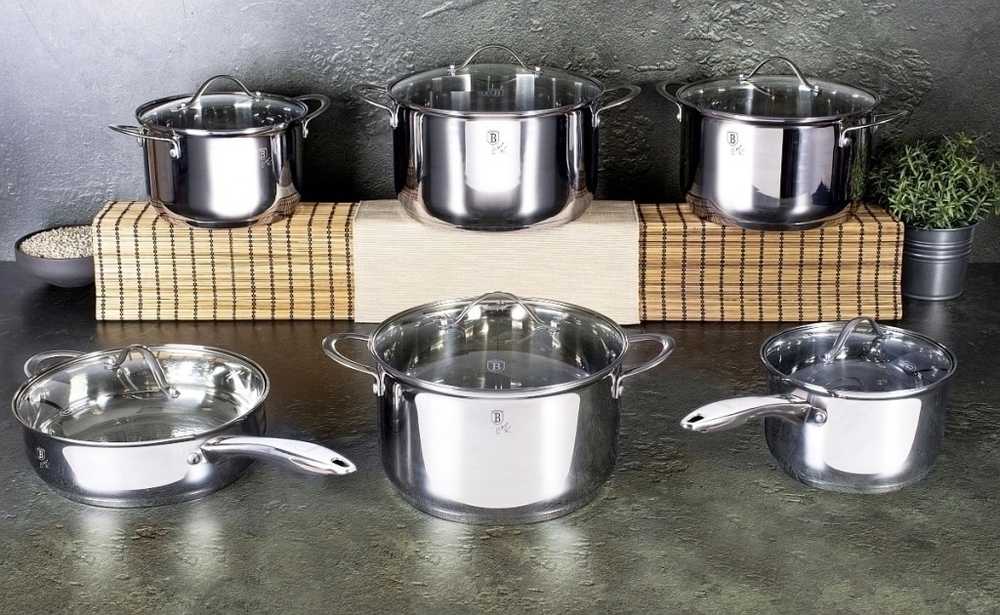 Berlingerhaus Sada nádobí nerez 12 ks Silver Jewellery Collection 