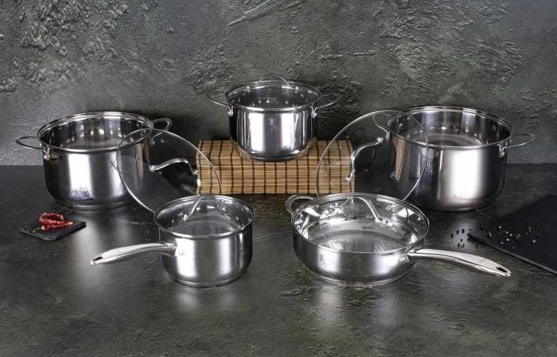 Berlingerhaus Sada nádobí nerez 12 ks Silver Jewellery Collection 