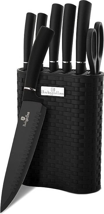 Berlingerhaus Sada nožů ve stojanu 7 ks Royal Black Collection 