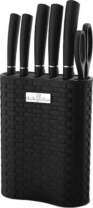Berlingerhaus Sada nožů ve stojanu 7 ks Royal Black Collection 