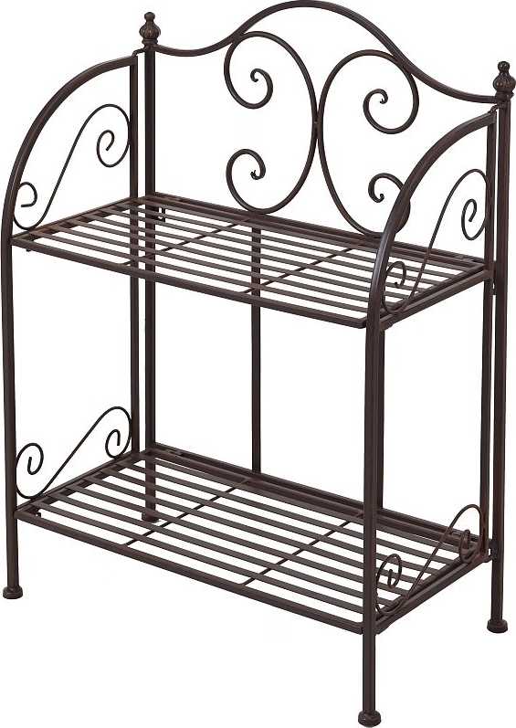 Progarden Stojan na květiny kovový 2 patra 65 cm 