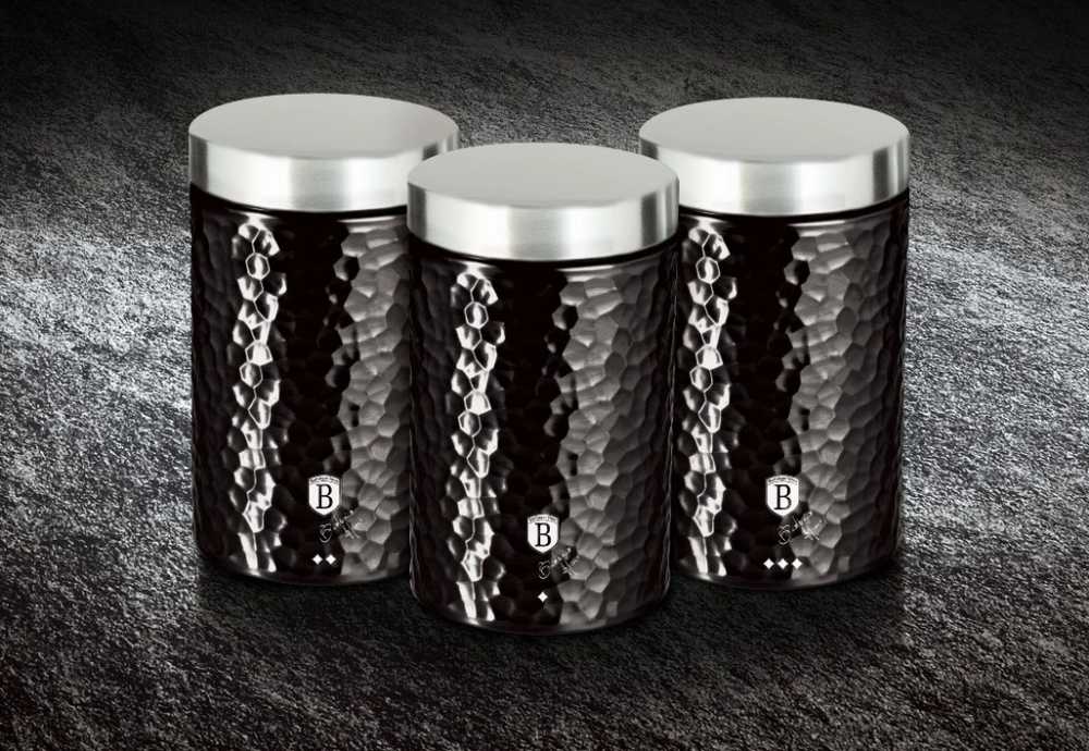 Berlingerhaus Dóza na potraviny sada 3 ks Primal Gloss Collection