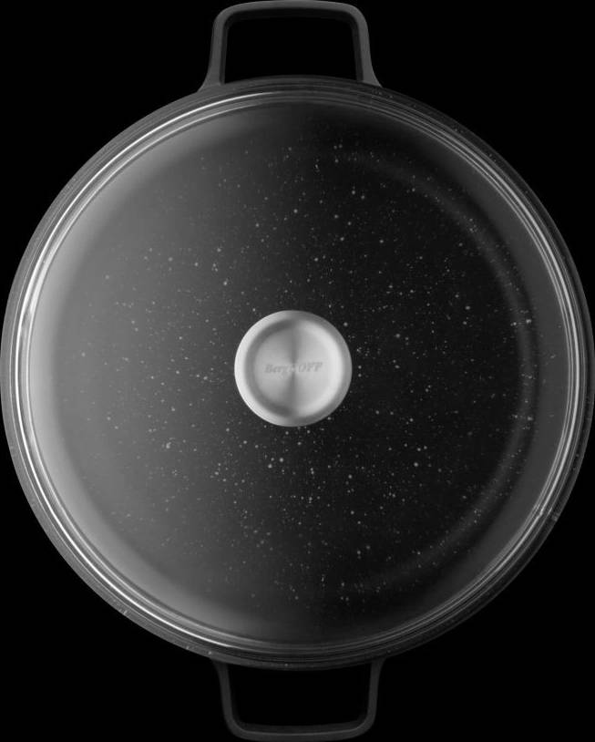 Berghoff Kastrol s poklicí s mramorovým povrchem GEM 28 cm