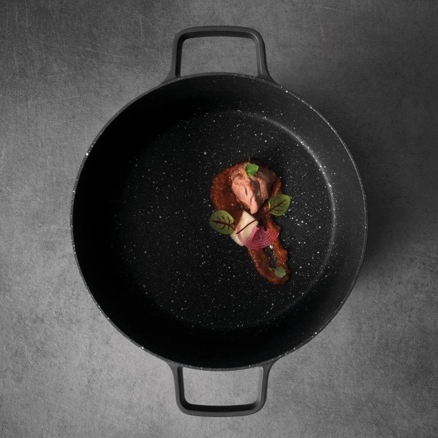 Berghoff Kastrol s poklicí s mramorovým povrchem GEM 28 cm