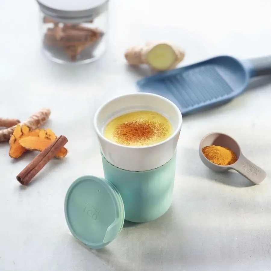 Berghoff Termohrnek porcelánový s měkčeným úchopem LEO 330 ml