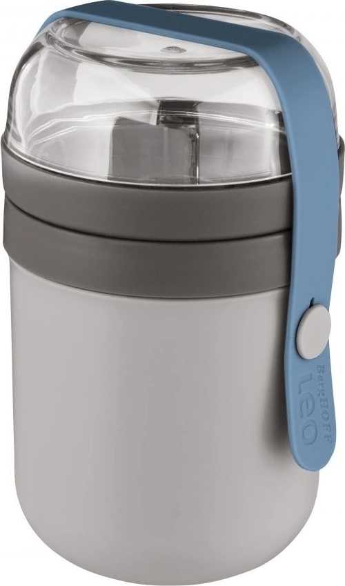 Berghoff Box na svačinu dvojitý LEO šedomodrá 