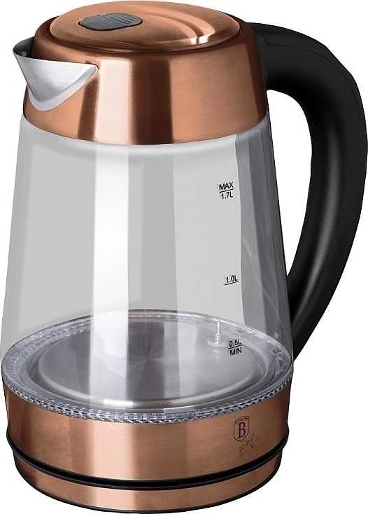 Berlingerhaus Rychlovarná konvice 1,7 l s nastavením teploty Rosegold Metallic Line 