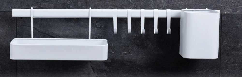 Excellent Držák na kuchyňské náčiní nástěnný černá 