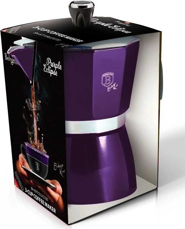 Berlingerhaus Konvice na espresso 3 šálky Purple Metallic Line 