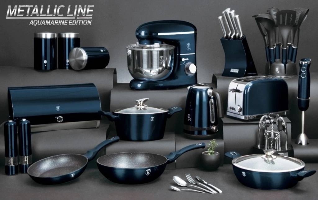 Berlingerhaus Kuchyňský robot 1300 W Aquamarine Metallic Line 