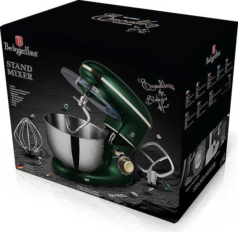 Berlingerhaus Kuchyňský robot 1300 W Emerald Collection 