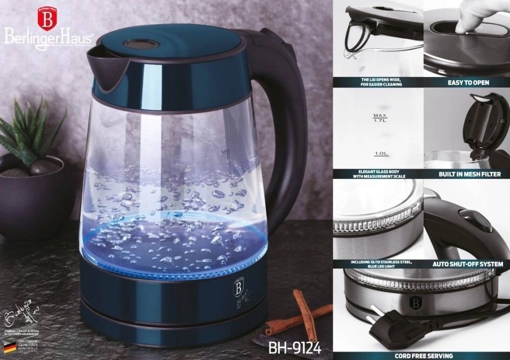 Berlingerhaus Rychlovarná konvice 1,7 l Aquamarine Metallic Line 