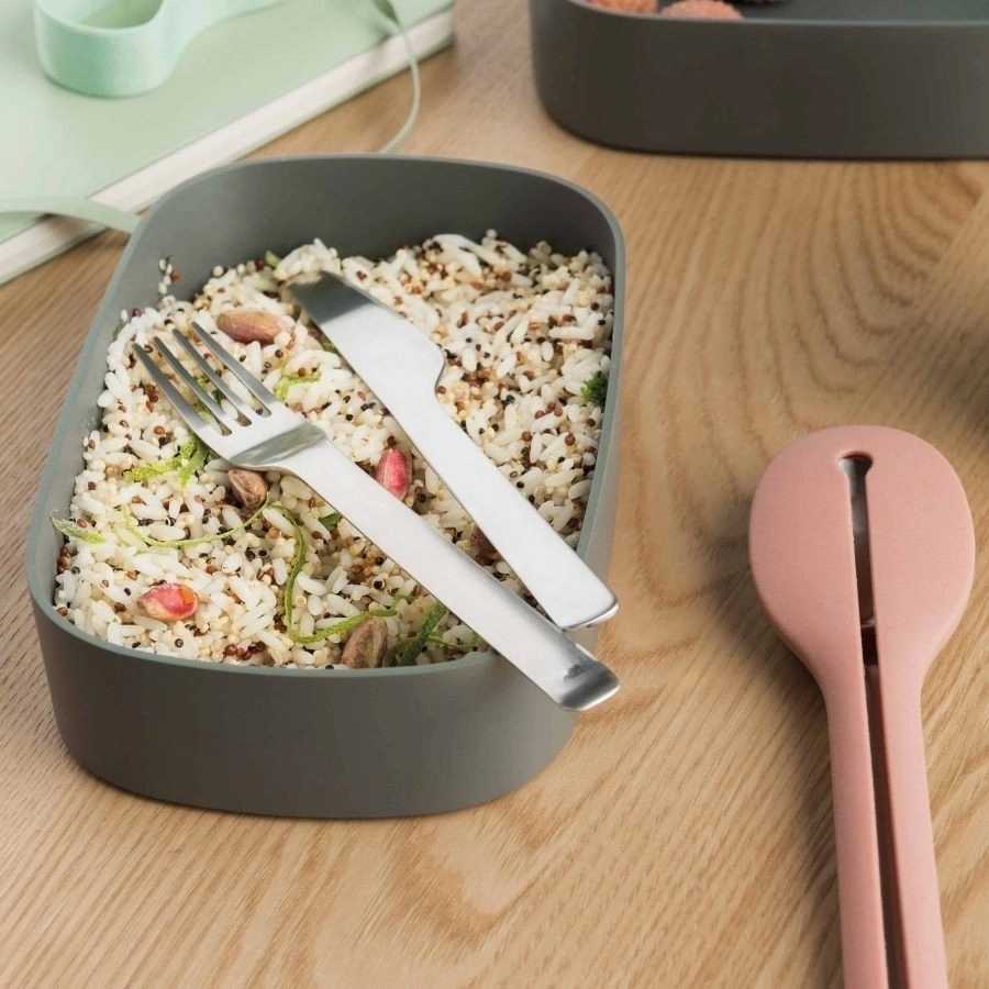 Berghoff Box na svačinu dvojitý LEO šedá