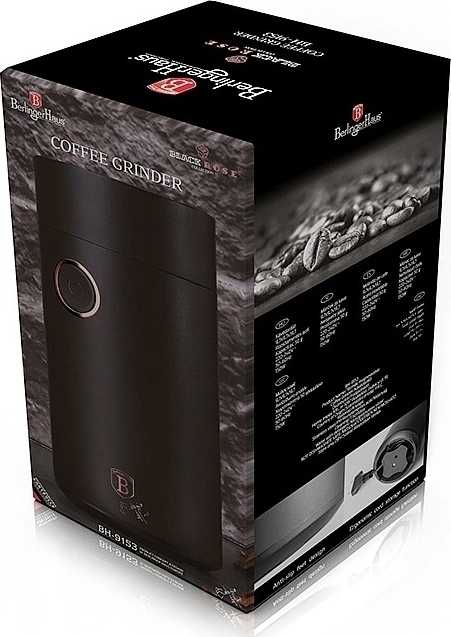 Berlingerhaus Mlýnek na kávu elektrický Black Rose Collection 