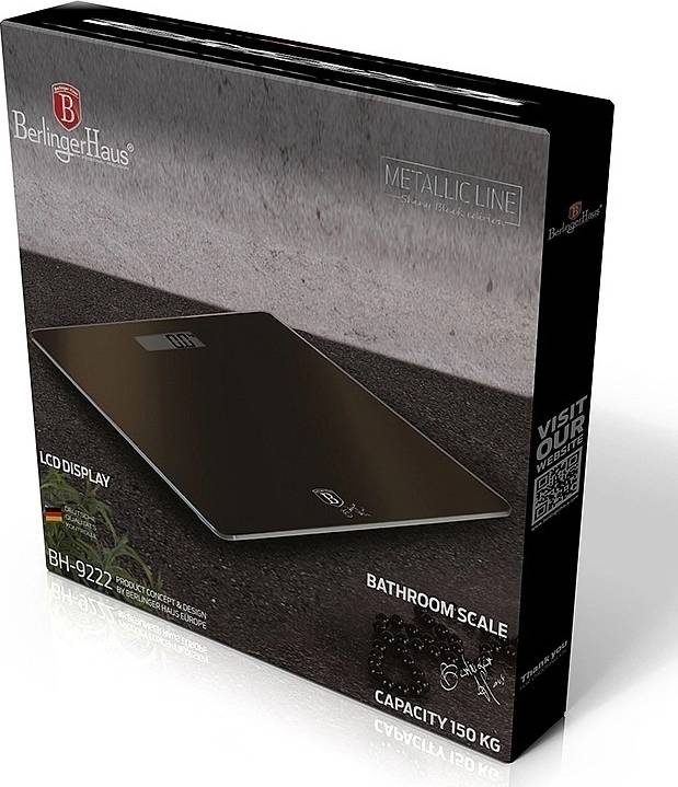 Berlingerhaus Váha osobní digitální 150 kg Carbon PRO Line 