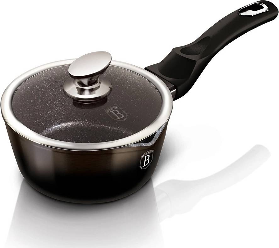 Berlingerhaus Rendlík s poklicí s mramorovým povrchem 16 cm Shiny Black Collection 