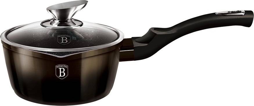 Berlingerhaus Rendlík s poklicí s mramorovým povrchem 16 cm Shiny Black Collection 